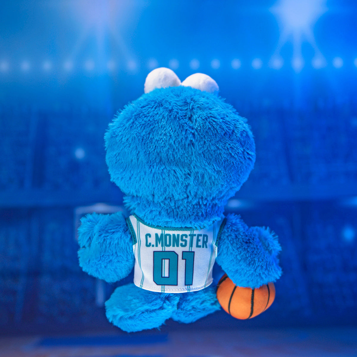 Charlotte Hornets Sesame Street Cookie Monster 8&quot; Kuricha Plush