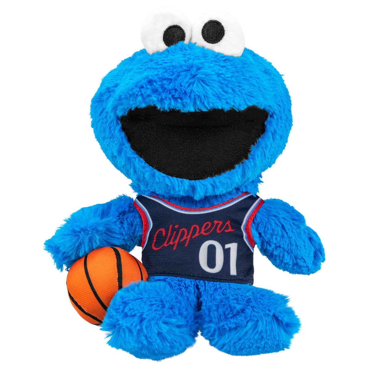 Los Angeles Clippers Sesame Street Cookie Monster 8&quot; Kuricha Plush