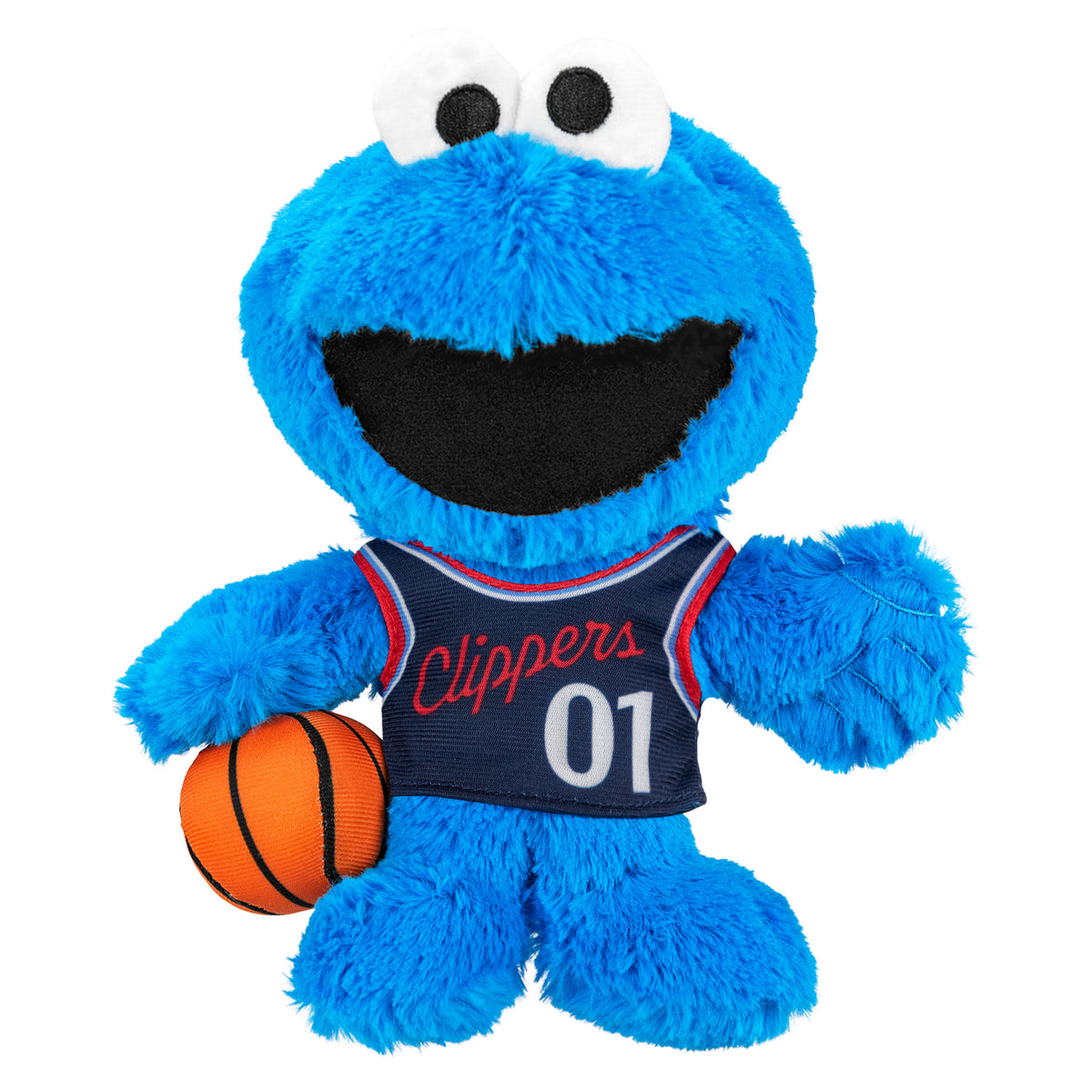 Los Angeles Clippers Sesame Street Cookie Monster 8&quot; Kuricha Plush