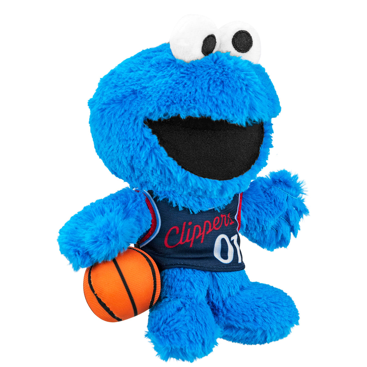 Los Angeles Clippers Sesame Street Cookie Monster 8&quot; Kuricha Plush