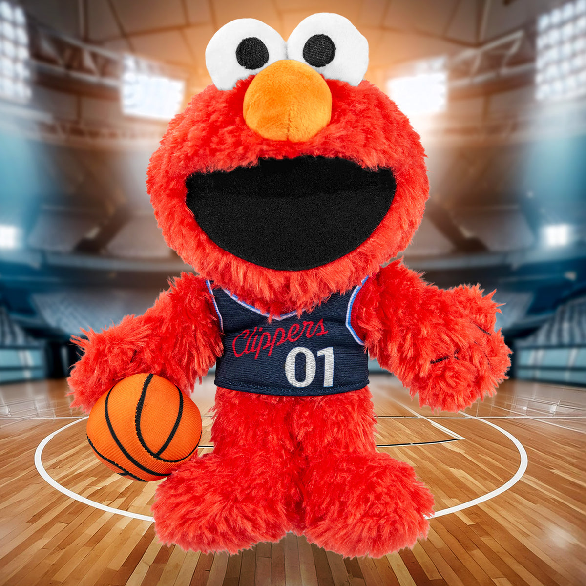 Los Angeles Clippers Sesame Street Elmo 8" Kuricha Plush