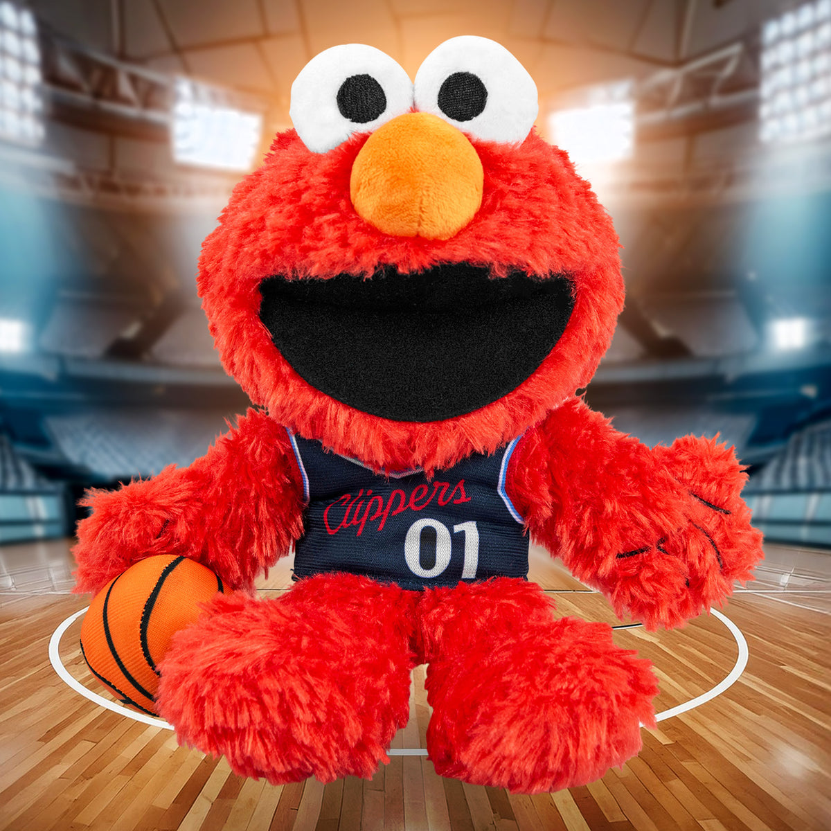 Los Angeles Clippers Sesame Street Elmo 8" Kuricha Plush