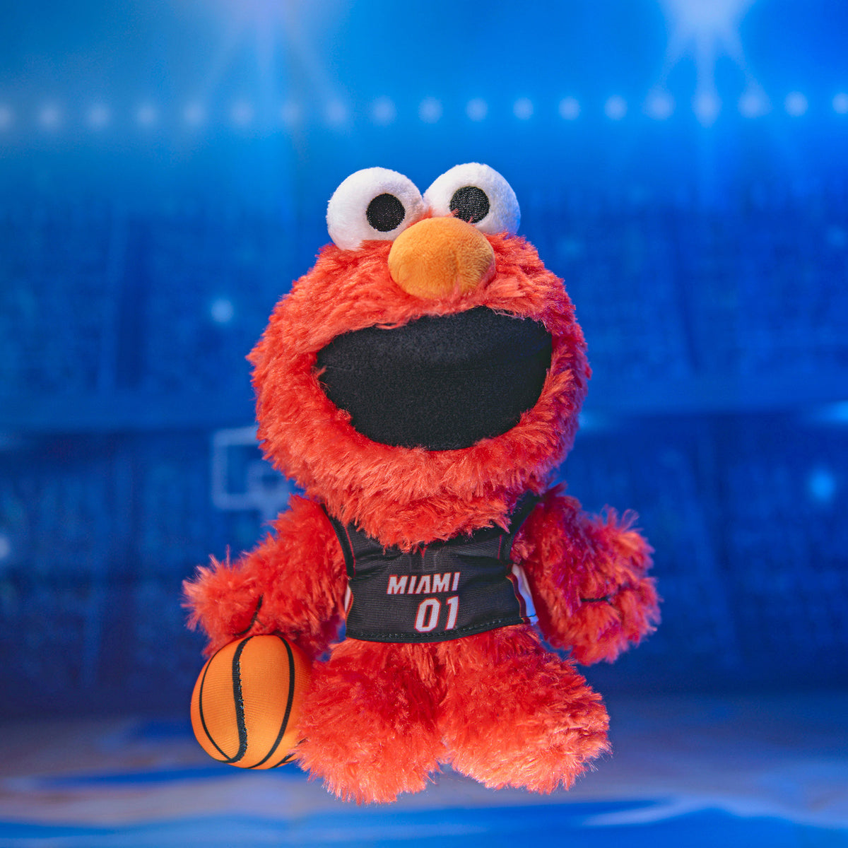 Miami Heat Sesame Street Elmo 8&quot; Kuricha Plush