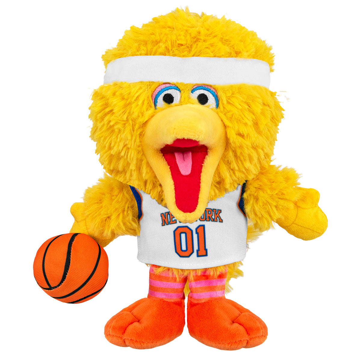 New York Knicks Sesame Street Big Bird 8&quot; Kuricha Plush