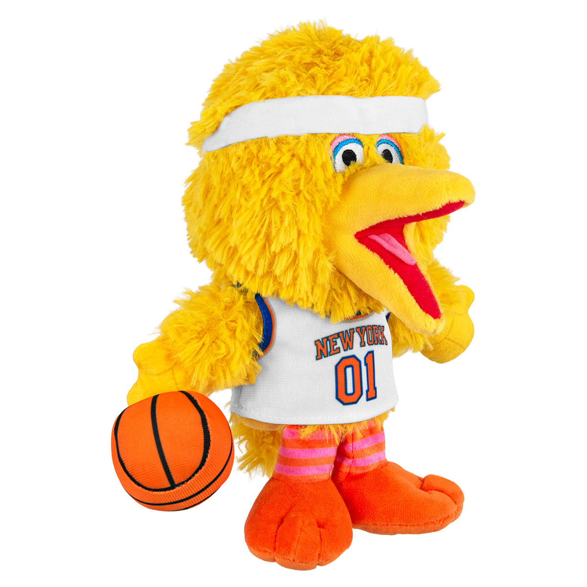 New York Knicks Sesame Street Big Bird 8&quot; Kuricha Plush