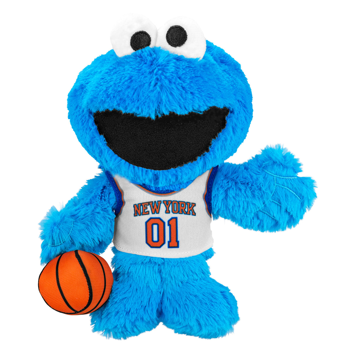 New York Knicks Sesame Street Cookie Monster 8&quot; Kuricha Plush