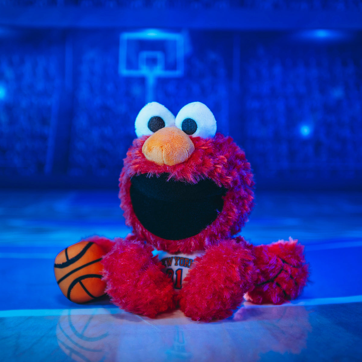 New York Knicks Sesame Street Elmo 8&quot; Kuricha Plush
