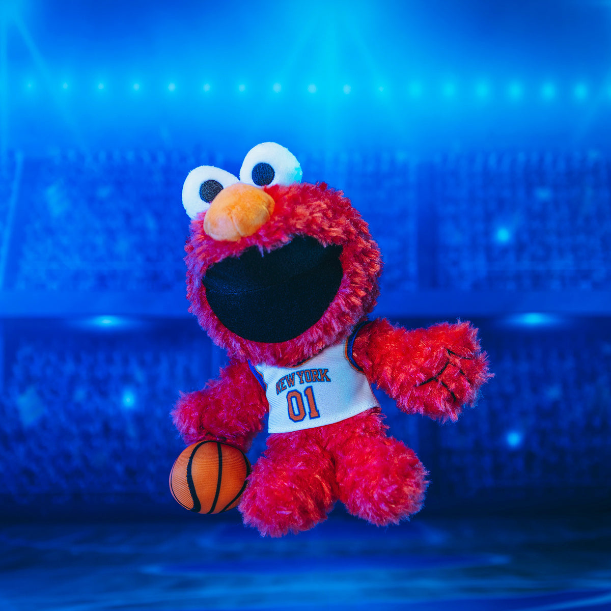 New York Knicks Sesame Street Elmo 8&quot; Kuricha Plush