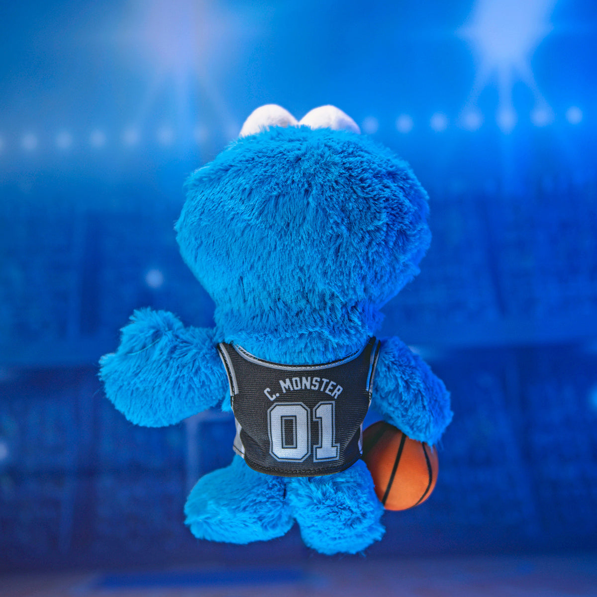 San Antonio Spurs Sesame Street Cookie Monster 8&quot; Kuricha Plush