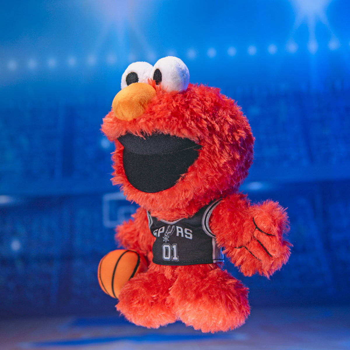 San Antonio Spurs Sesame Street Elmo 8&quot; Kuricha Plush