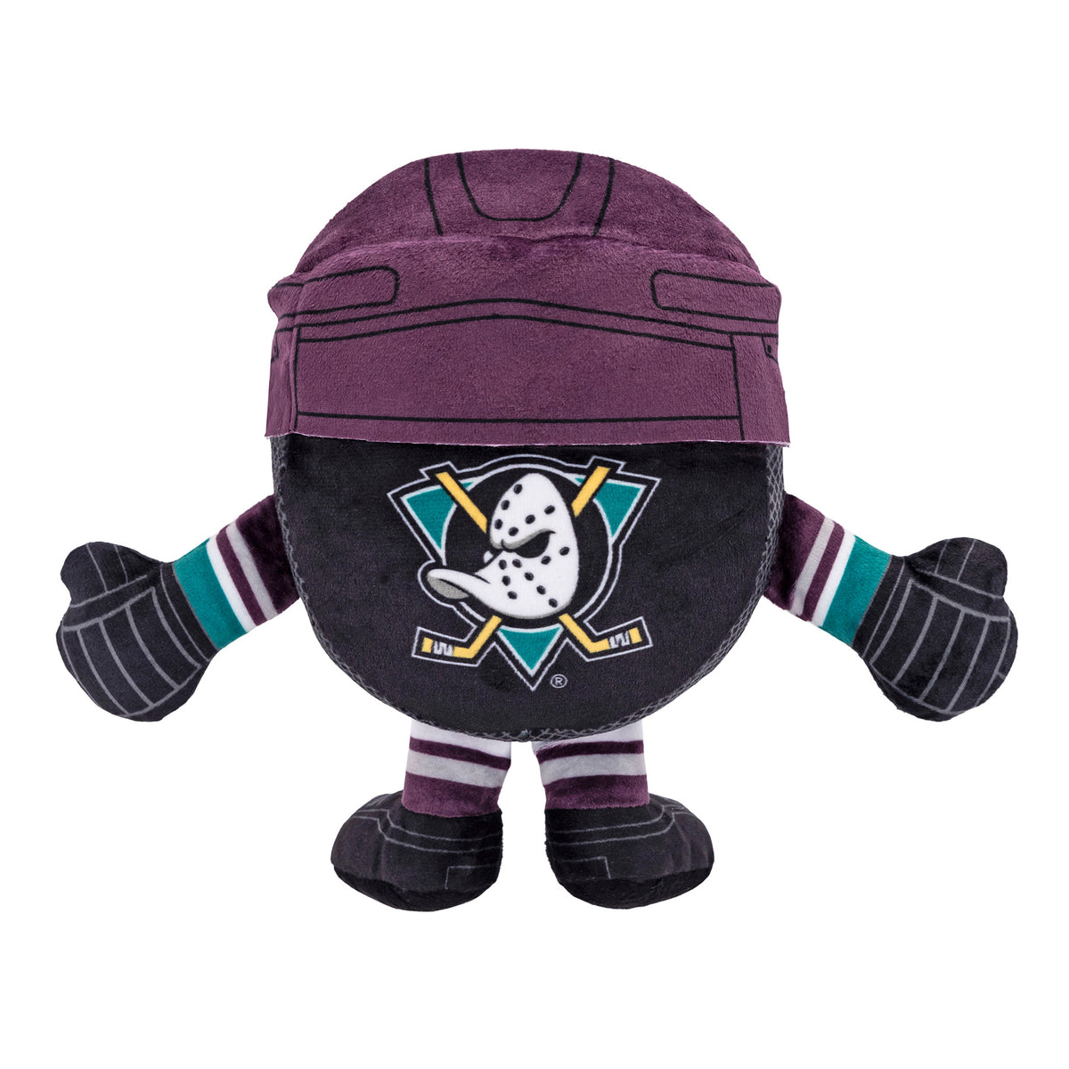 Anaheim Ducks Mighty Ducks Logo 8&quot; Kuricha Hockey Puck Plush