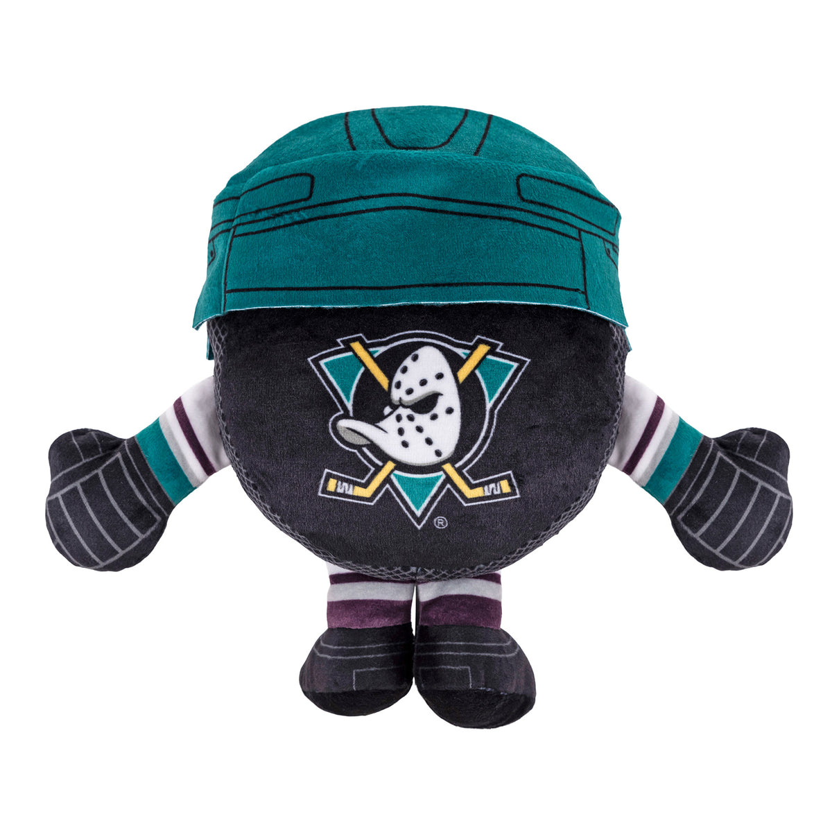 Anaheim Ducks Mighty Ducks Logo 8&quot; Kuricha Hockey Puck Plush