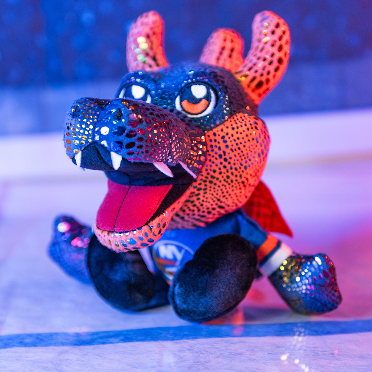 New York Islanders Sparky The Dragon 8" Metallic Mascot Kuricha  Plush