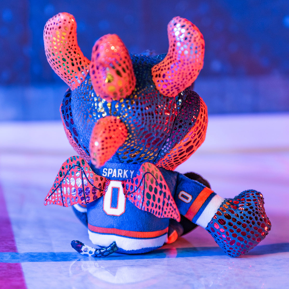 New York Islanders Sparky The Dragon 8" Metallic Mascot Kuricha  Plush