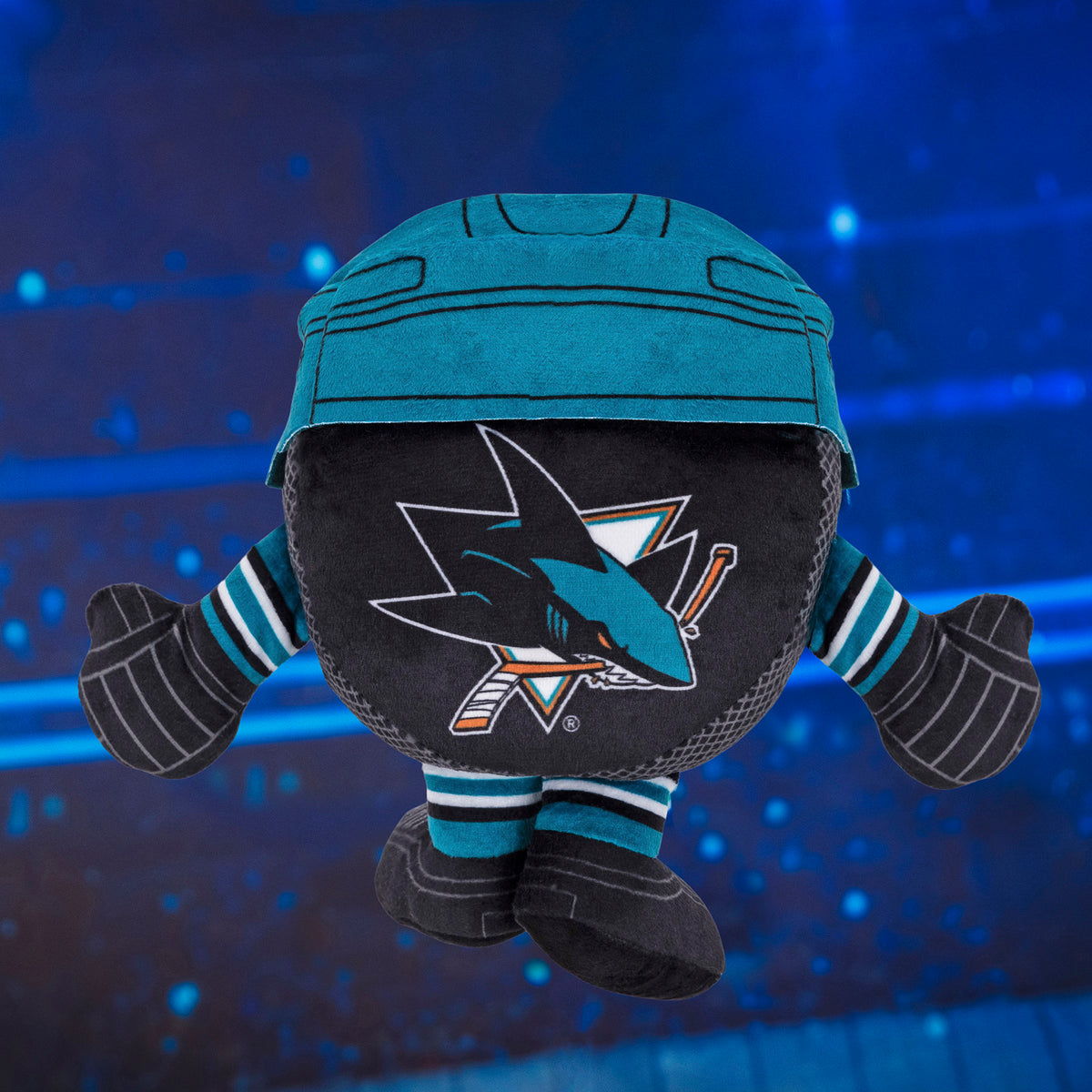 San Jose Sharks 8&quot; Kuricha Hockey Puck Plush