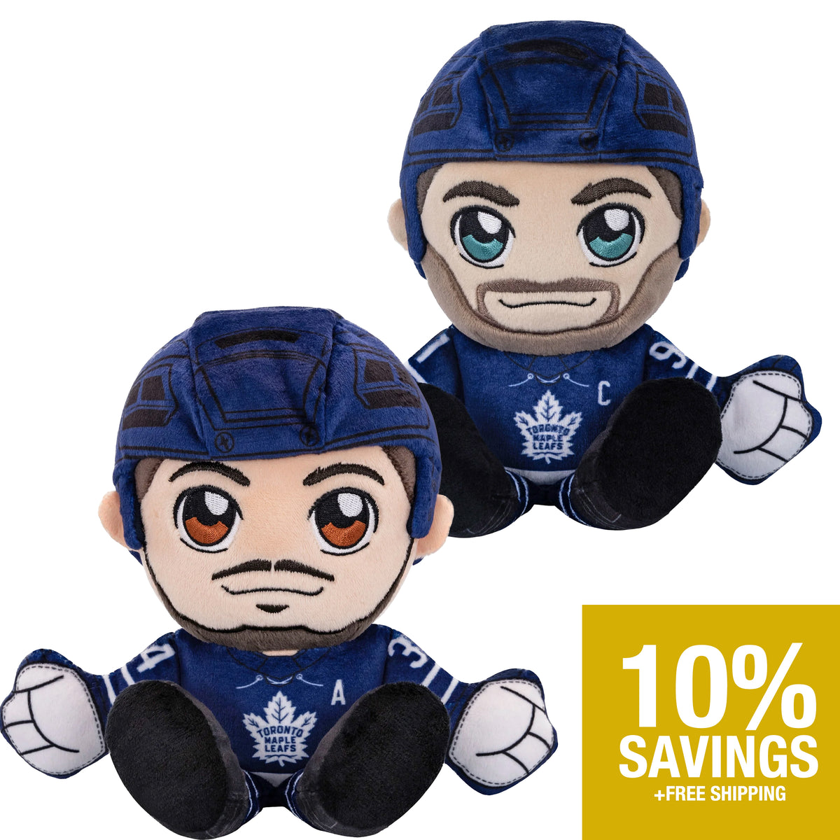 Toronto Maple Leafs Bundle: 8&quot; Jonathan Tavares &amp; Auston Matthews Kuricha Plushies