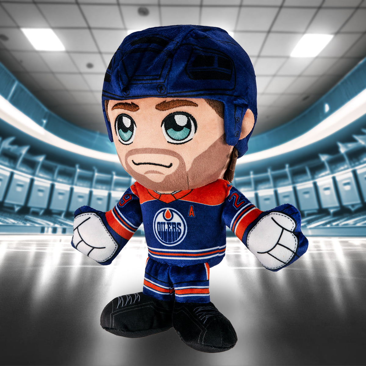 Edmonton Oilers Leon Draisaitl 8&quot; Kuricha Sitting Plush
