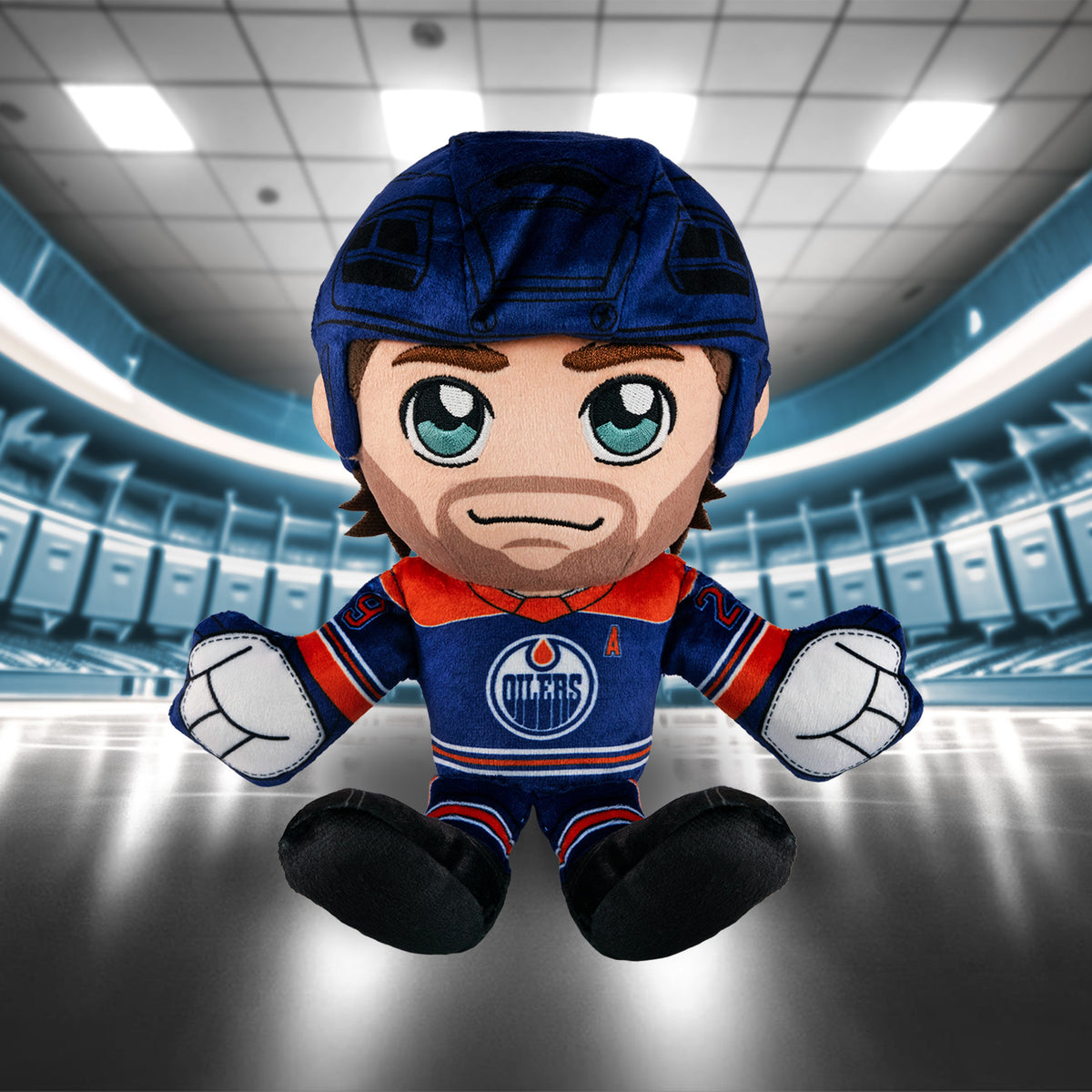 Edmonton Oilers Leon Draisaitl 8&quot; Kuricha Sitting Plush