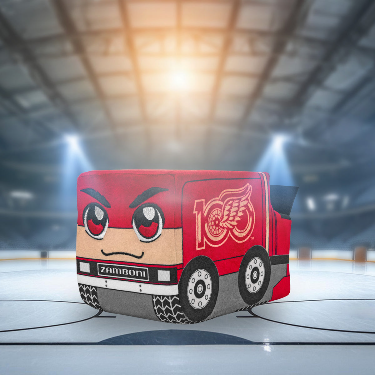Detroit Red Wings Centennial Zamboni 7" Kuricha Sitting Plush
