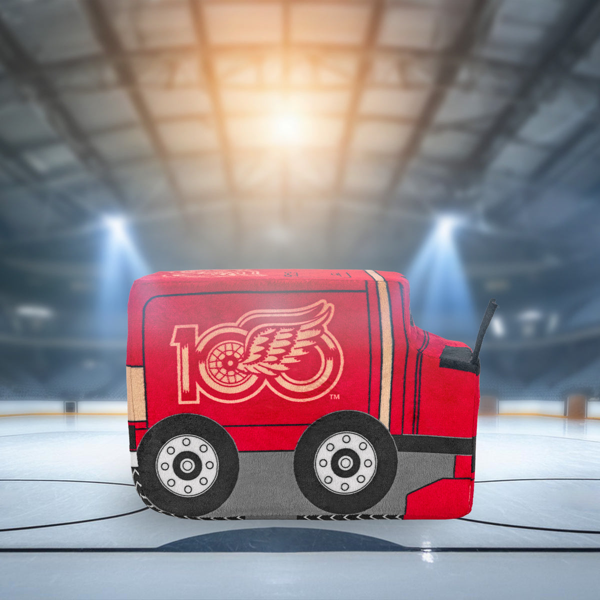 Detroit Red Wings Centennial Zamboni 7" Kuricha Sitting Plush