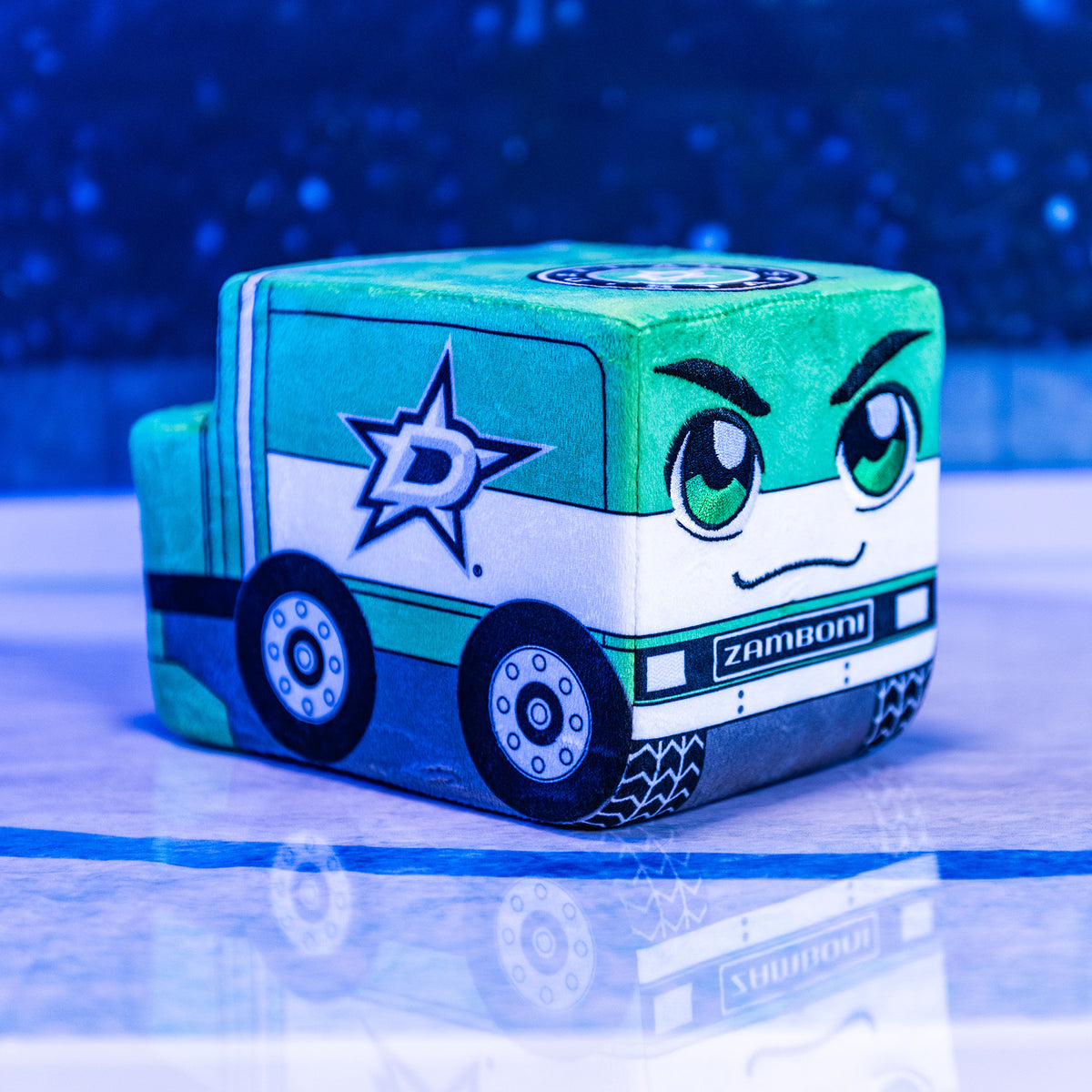 Dallas Stars Zamboni 7&quot; Kuricha Sitting Plush