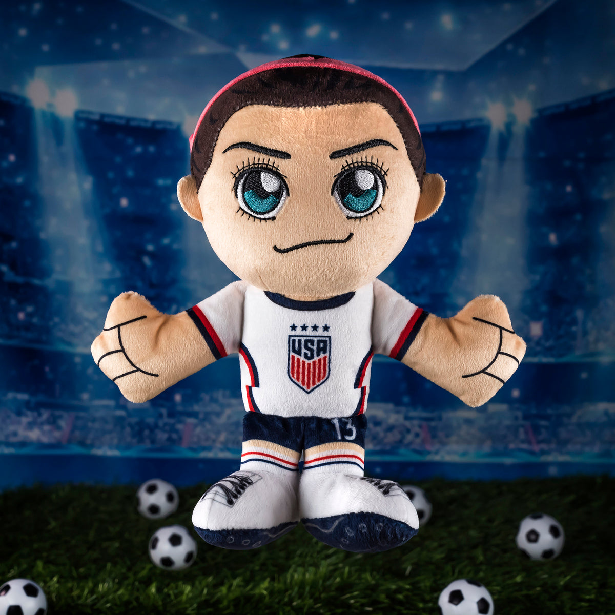 US Women&#39;s Soccer Alex Morgan 8&quot; Kuricha Plush