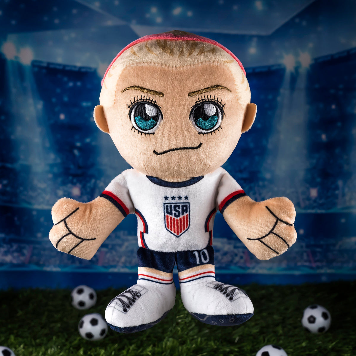 US Women&#39;s Soccer Kuricha Bundle: Lindsey Horan and Megan Rapinoe Kuricha Plushies