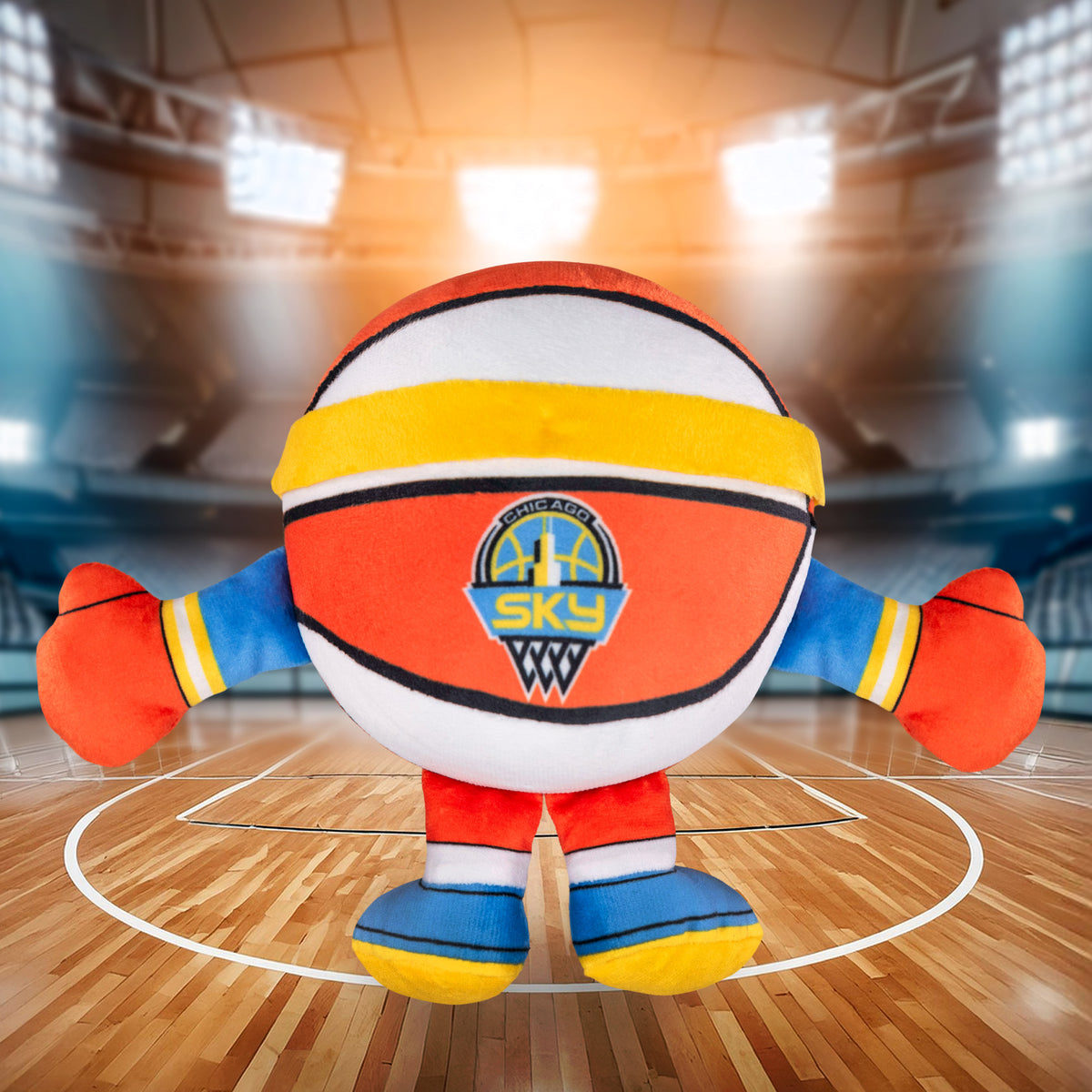 Chicago Sky 8&quot; Kuricha Basketball Plush