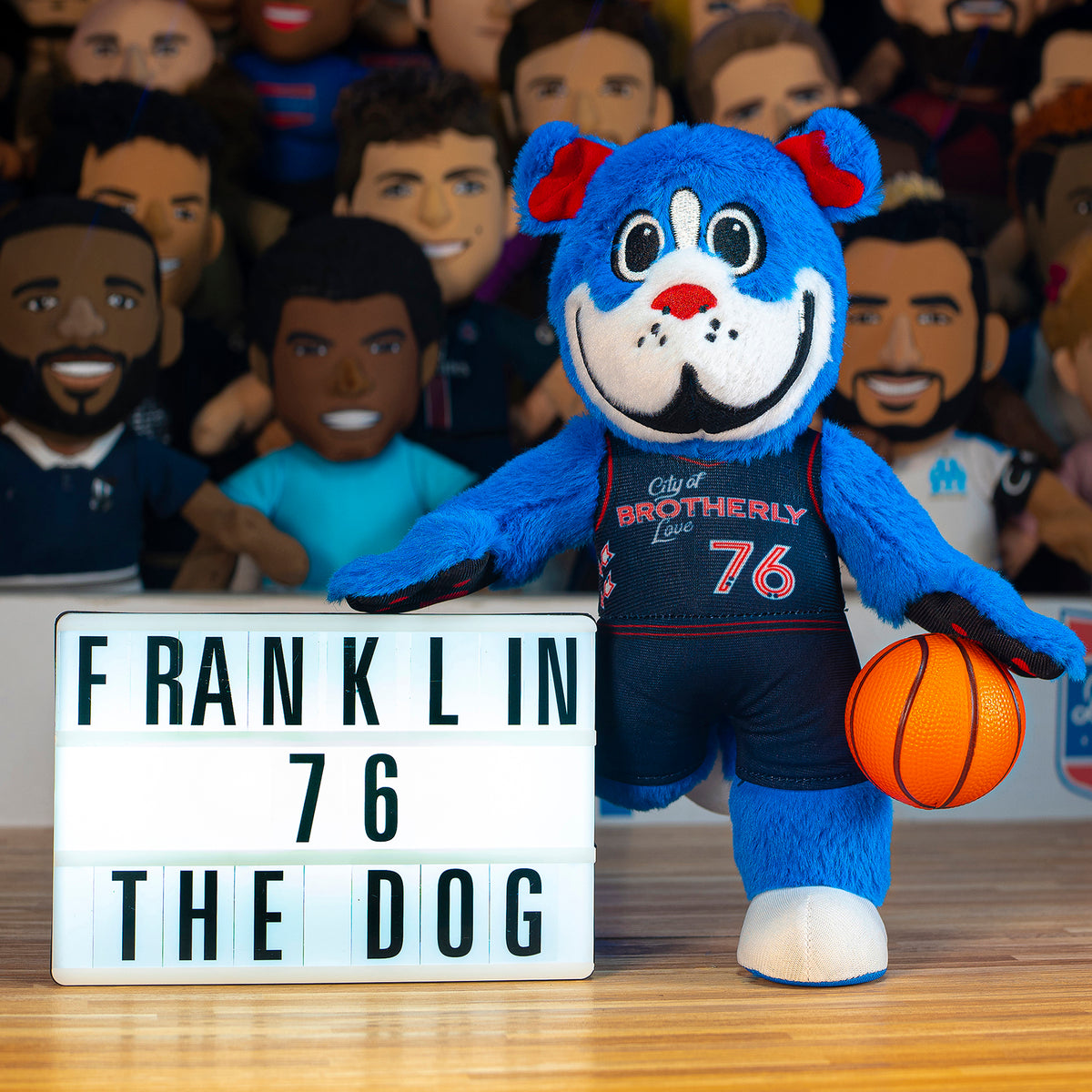 Philadelphia 76ers Franklin 10&quot; Mascot Plush Figure (City Edition)