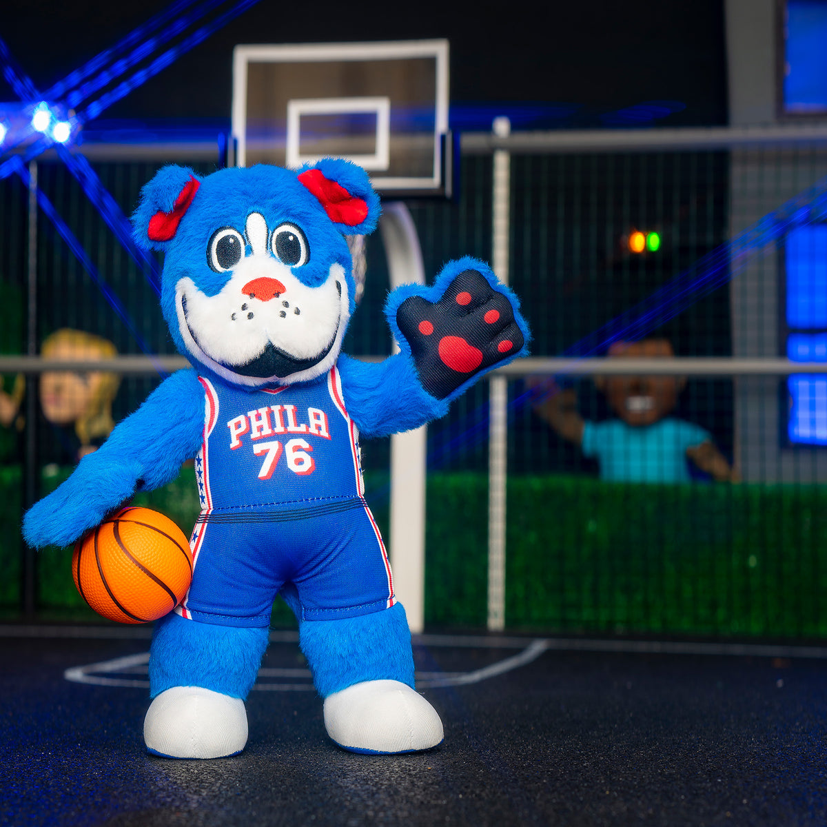 Philadelphia 76ers Franklin 10&quot; Mascot Plush Figure (Blue Uniform)