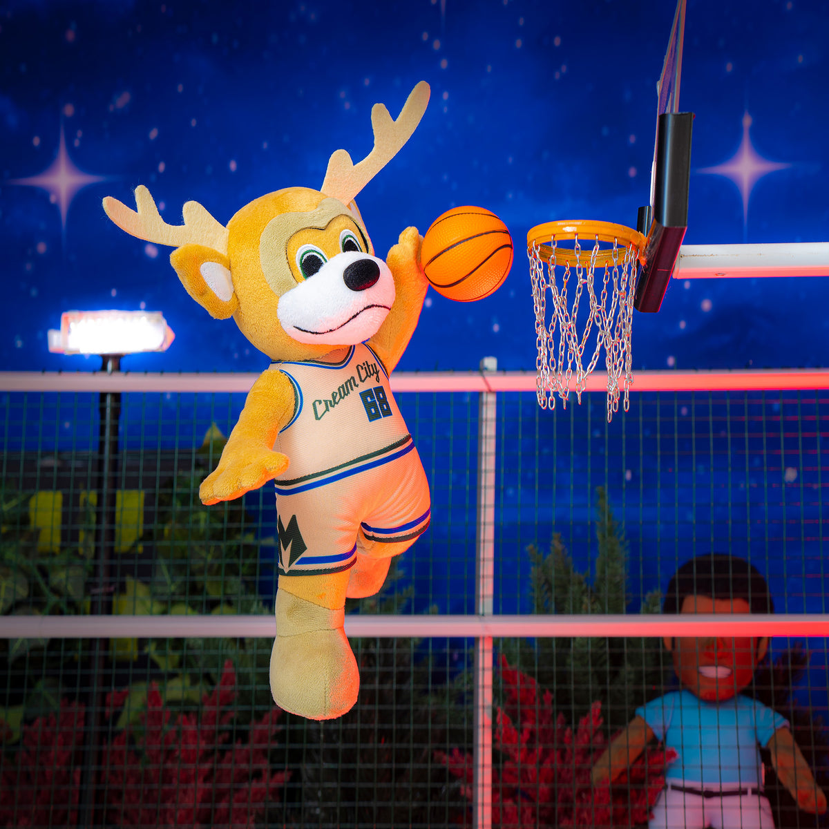 Milwaukee Bucks Bango 10" NBA Plush Figure Plush (City Edition 2025)