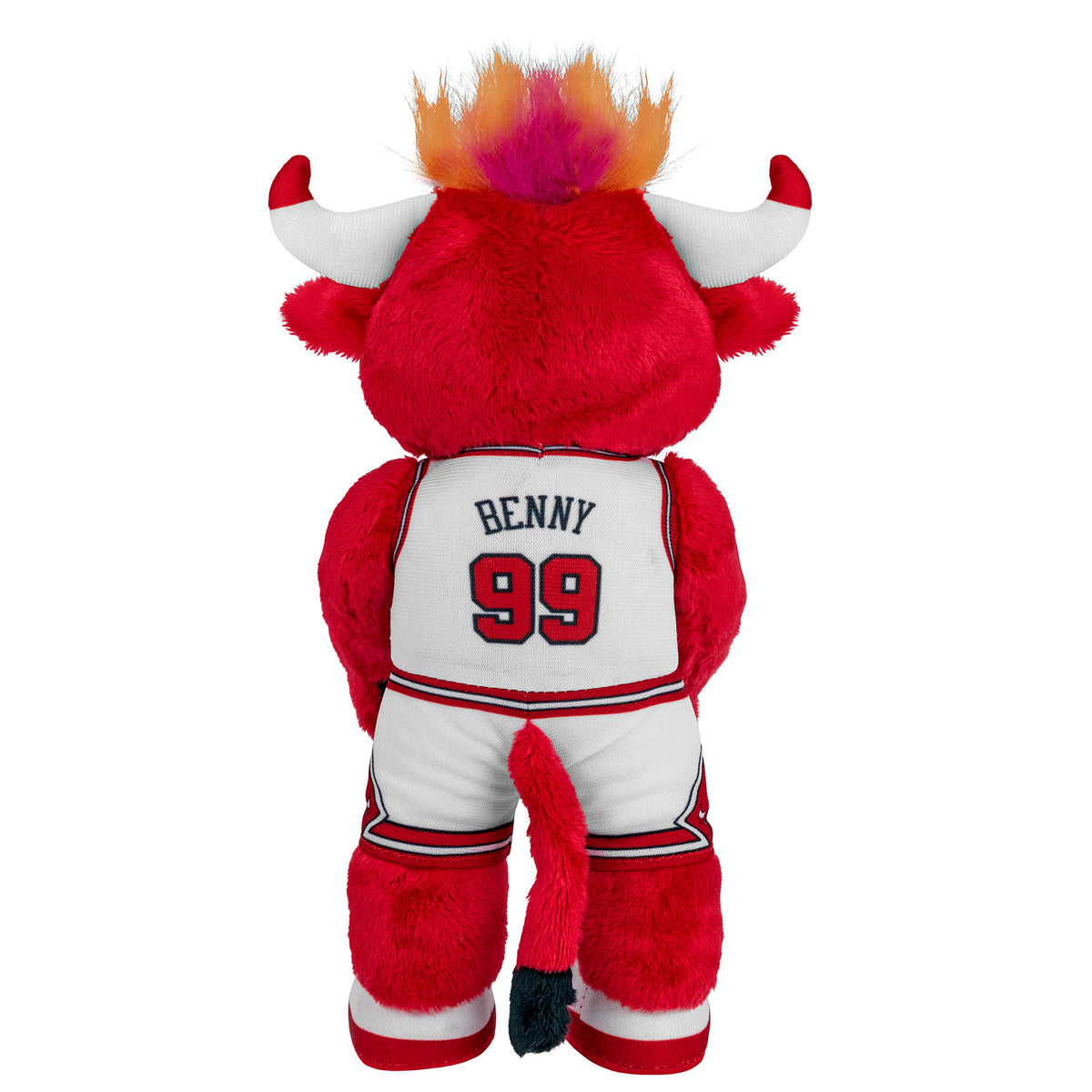 Chicago Bulls Benny The Bull No.99 Popcorn 10" NBA Mascot Plush Figure