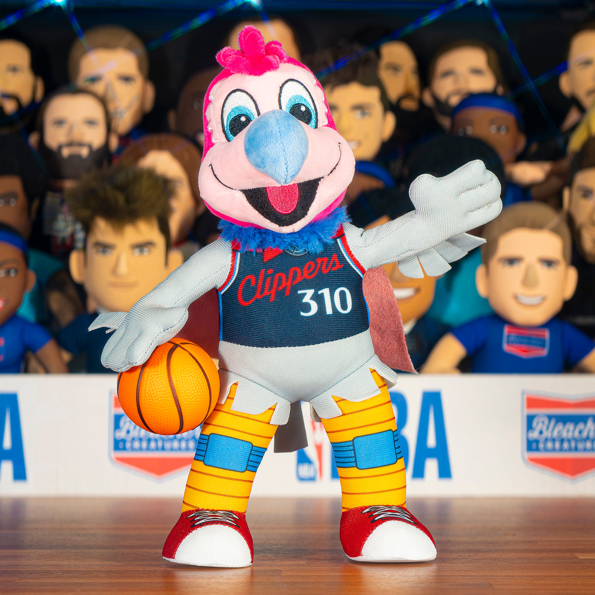 Los Angeles Clippers Chuck the Condor 10&quot; Mascot Plush Figure (Blue Uniform)