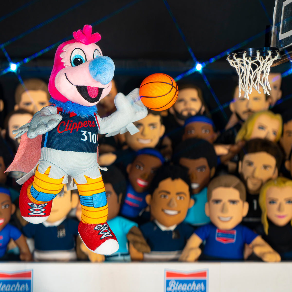 Los Angeles Clippers Chuck the Condor 10&quot; Mascot Plush Figure (Blue Uniform)
