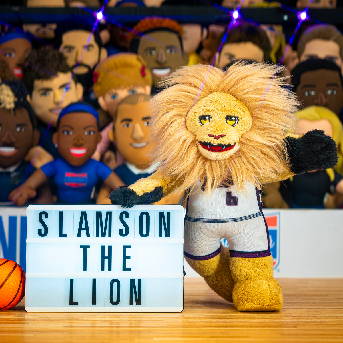 Sacramento Kings Slamson 10&quot; Mascot Plush Figure (Association Uniform)