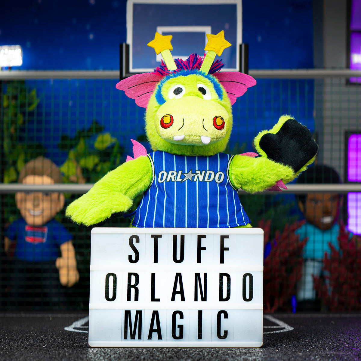 Orlando Magic Stuff the Magic Dragon 10” Plush Figure