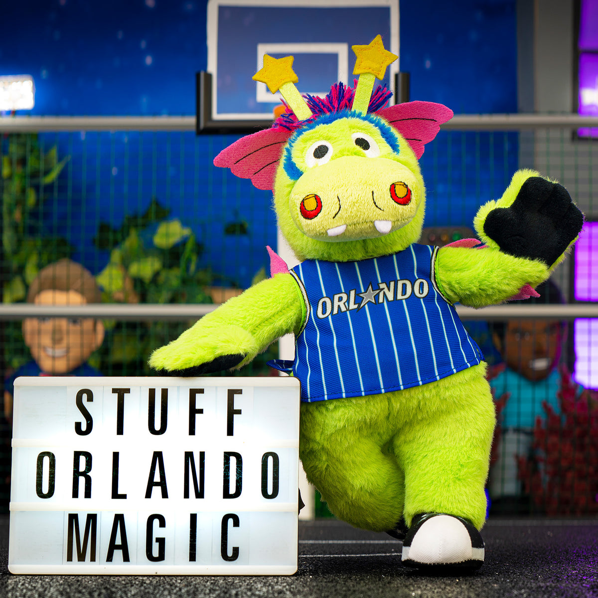 Orlando Magic Stuff the Magic Dragon 10” Plush Figure