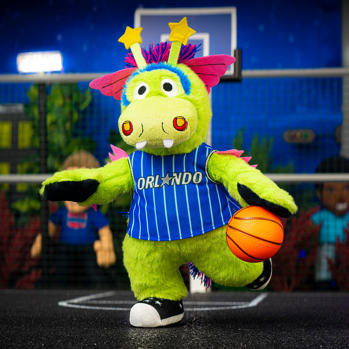 Orlando Magic Stuff the Magic Dragon 10” Plush Figure