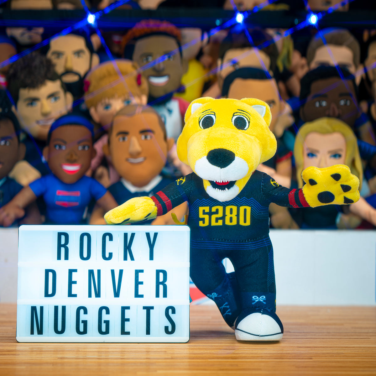 Denver Nuggets Rocky 10" Mascot Plush Figure (City Edition)