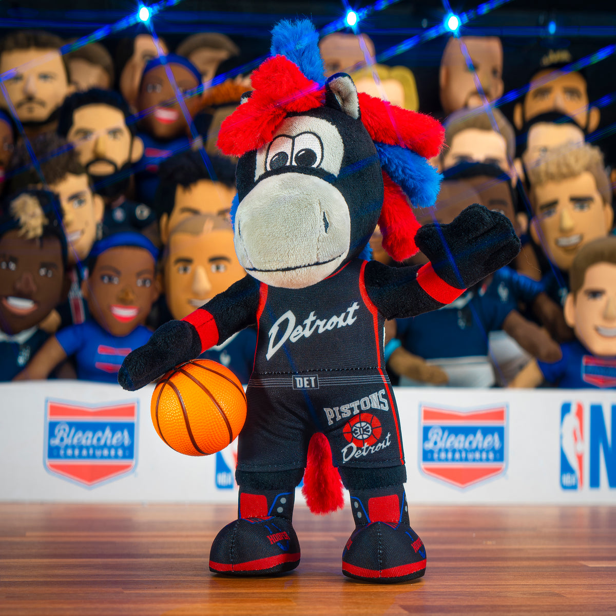 Detroit Pistons Hooper 10&quot; Mascot Plush Figure (City Edition)