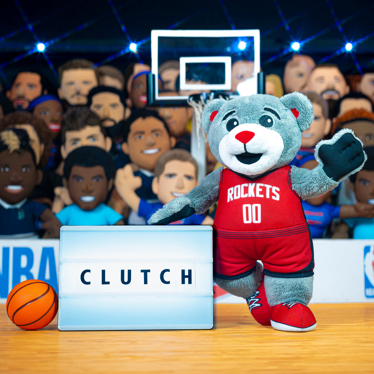 Houston Rockets Clutch 10&quot; Mascot Plush Figure