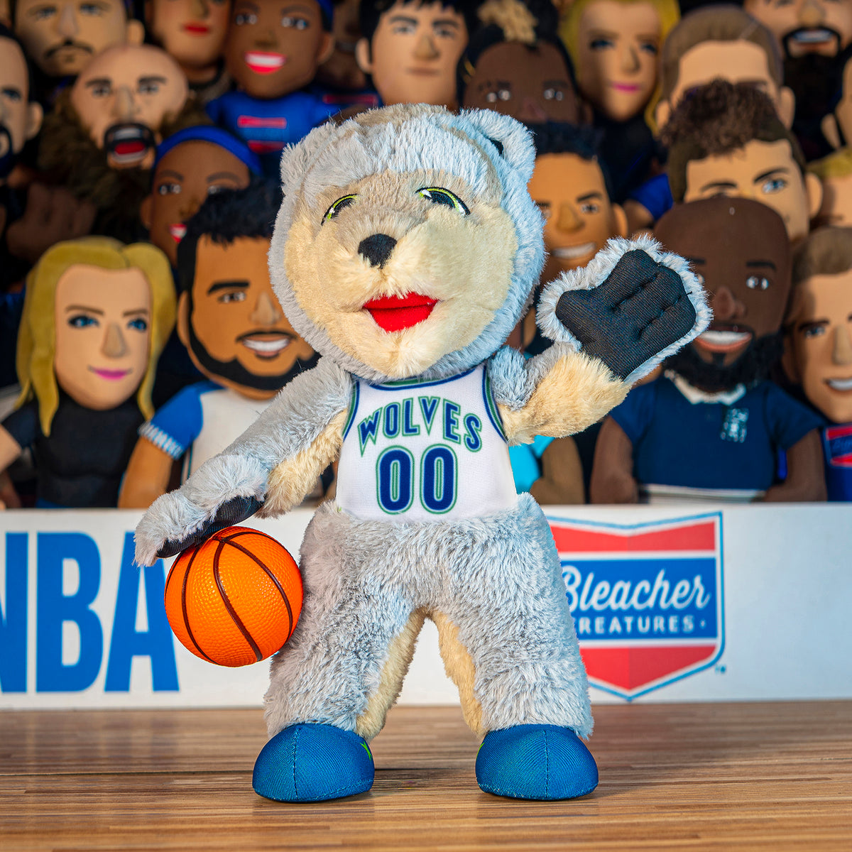 Minnesota Timberwolves Crunch Hardwood Classics 10&quot; Mascot Plush Figure