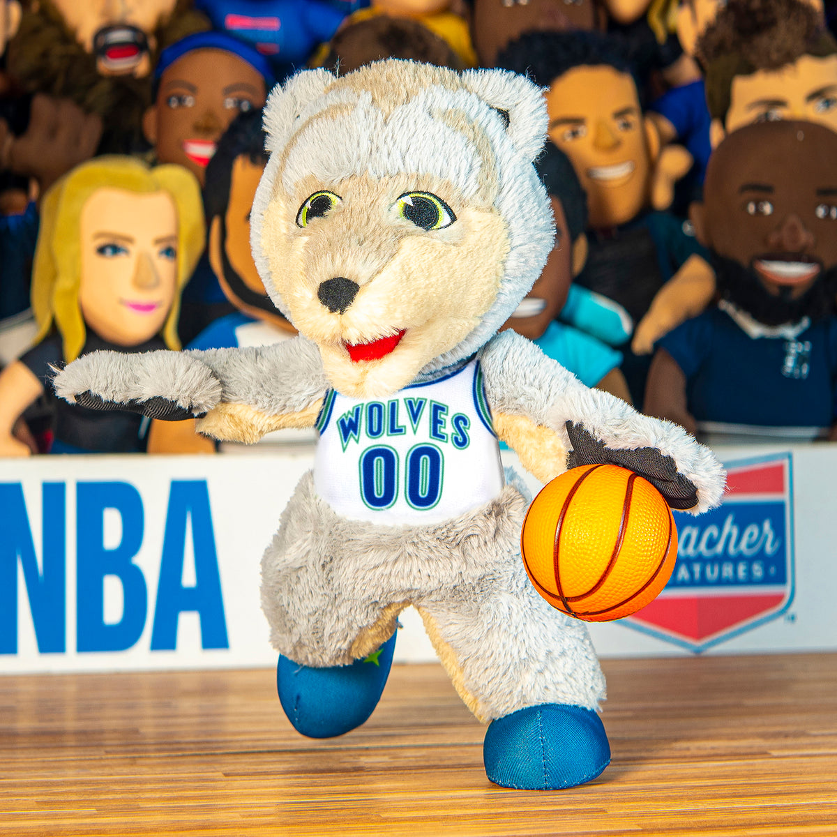 Minnesota Timberwolves Crunch Hardwood Classics 10&quot; Mascot Plush Figure