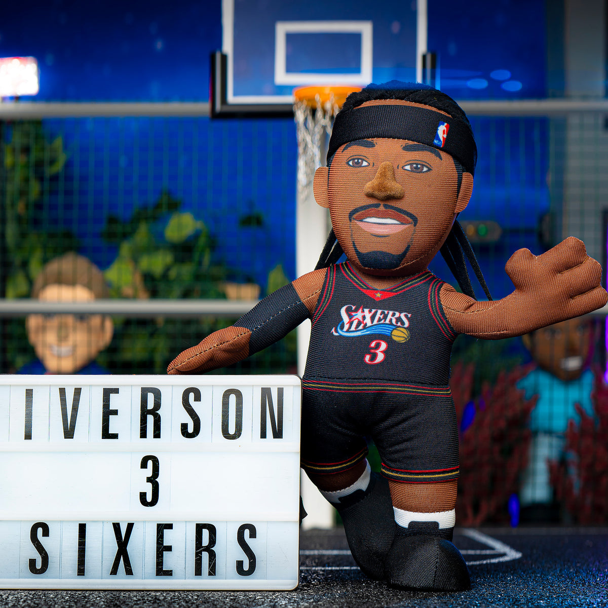 Philadelphia 76ers Allen Iverson 10" Plush Figure