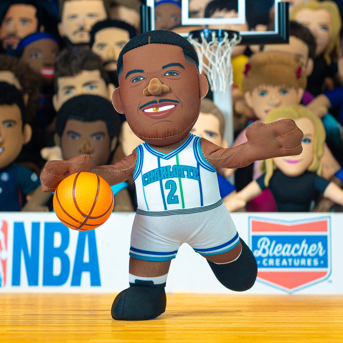 Charlotte Hornets Larry Johnson 10&quot; Plush Figure