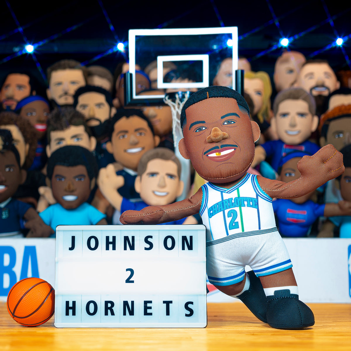 Charlotte Hornets Larry Johnson 10&quot; Plush Figure