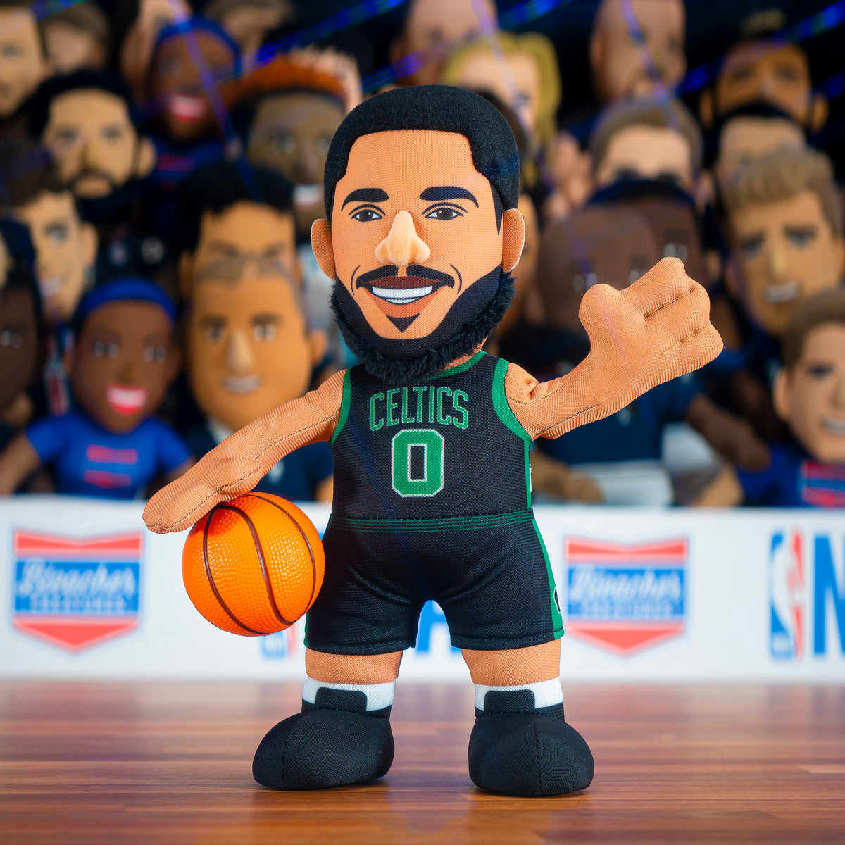 Boston Celtics Jayson Tatum 10&quot; Plush Figure (Black Uniform)