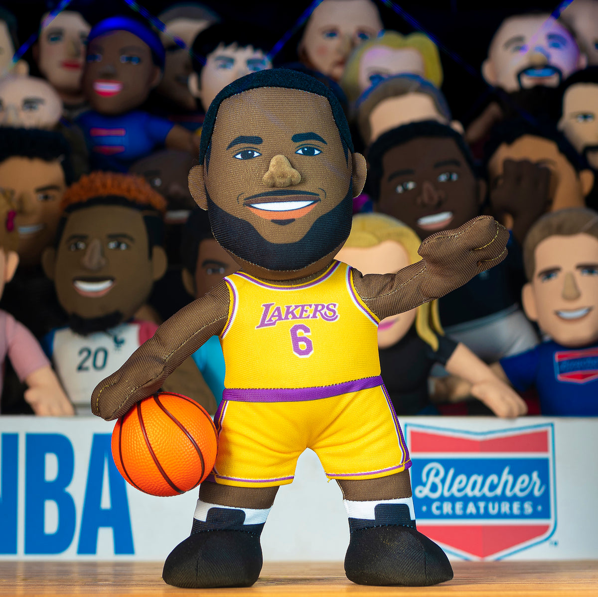 Los Angeles Lakers Bundle: Lebron James &amp; Anthony Davis 10&quot; Plush Figures