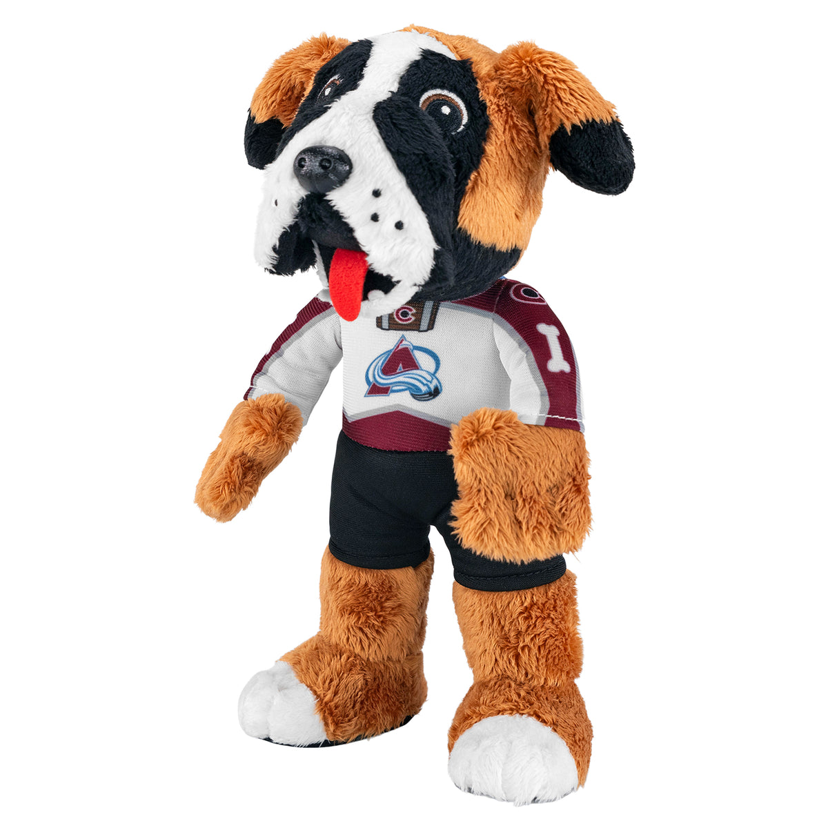 Colorado Avalanche Bernie 10&quot; Mascot Plush Figure (White Road Uniform)