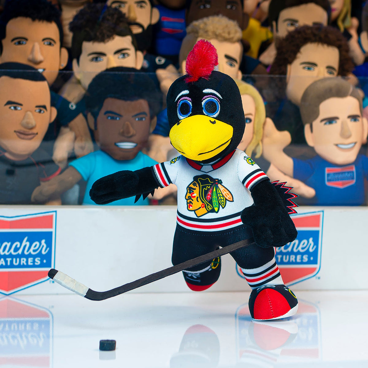 Chicago Blackhawks Tommyhawk Bundle: Home &amp; Away Uniforms 10&quot; Plush Figures